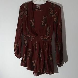 Ecote long sleeve  romper size 4